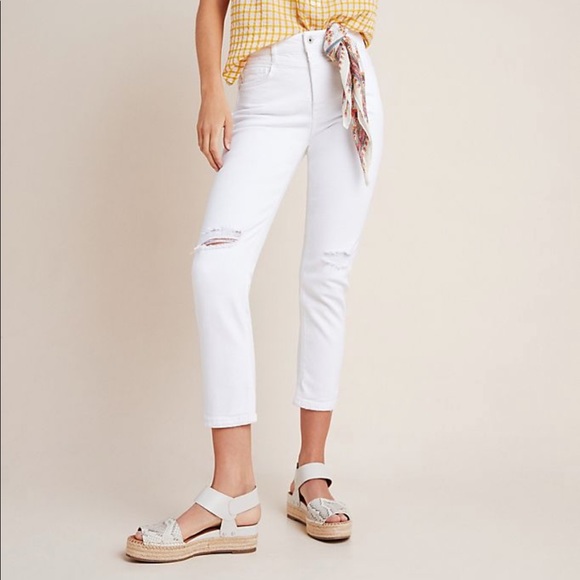 Pilcro Ultra High Rise Slim Straight Jeans - Picture 3 of 9